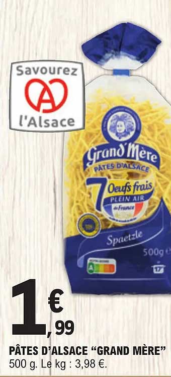 pâtes d'alsace "grand mère"