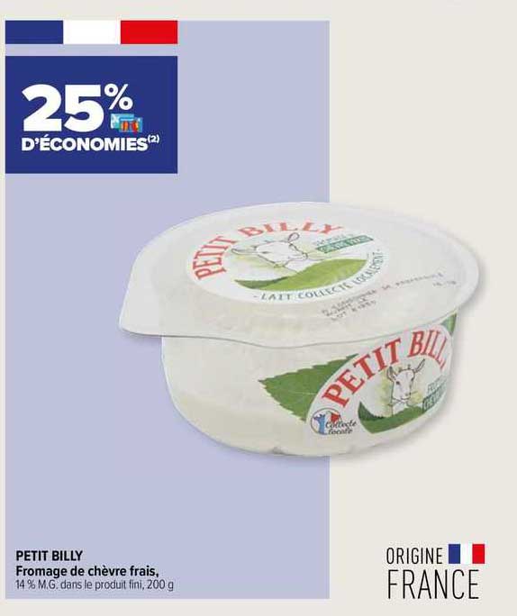Petit Billy Fromage De Chèvre Frais