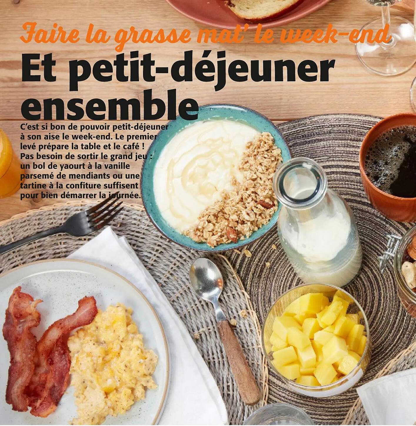 petit-déjeuner ensemble