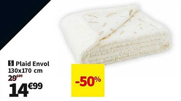 plaid envol 130 x 170 cm