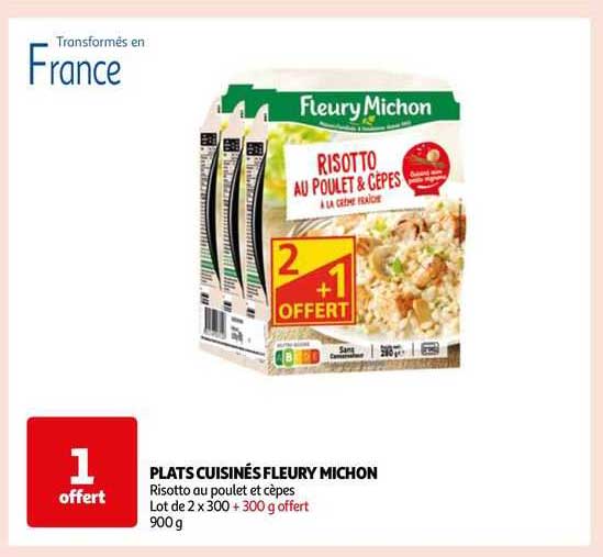 plats cuisinés fleury michon