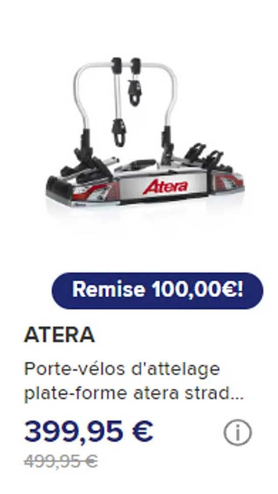 porte-vélo d'attelage plate-forme atera strad...