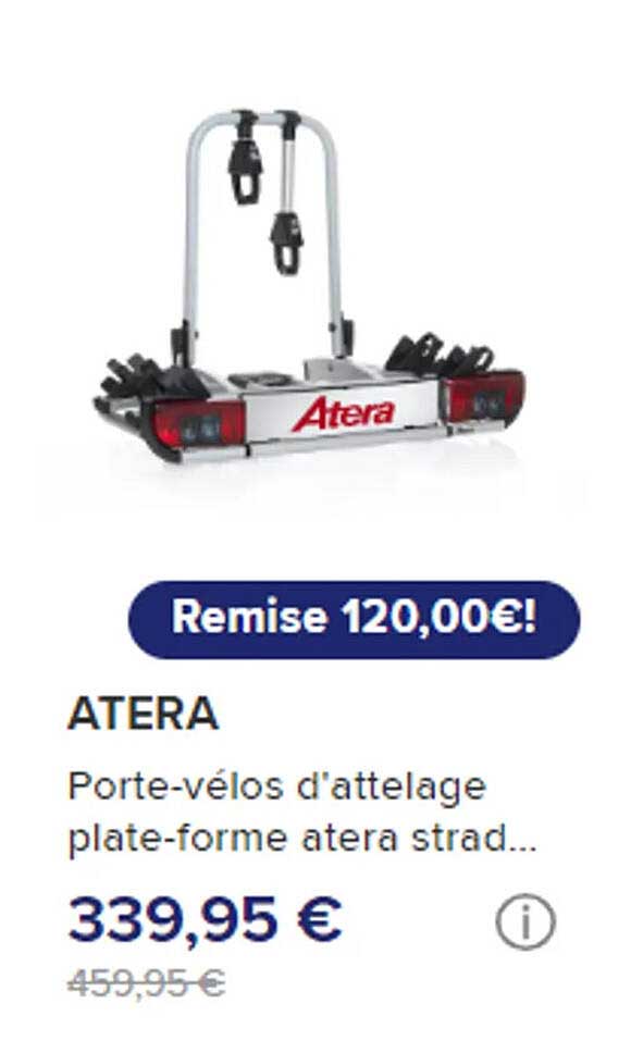 porte-vélos d'attelage plate-forme atera strad...