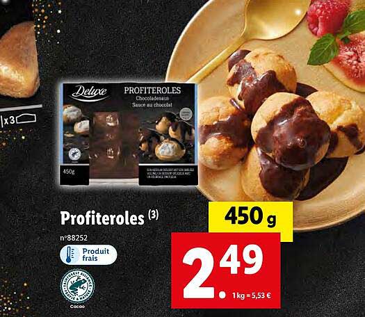 Profiteroles Deluxe