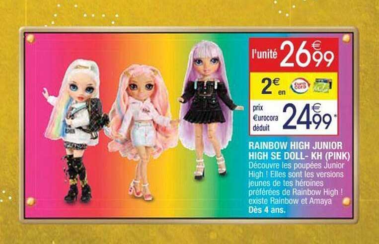 Rainbow High Junior High Se Doll-kh -pink