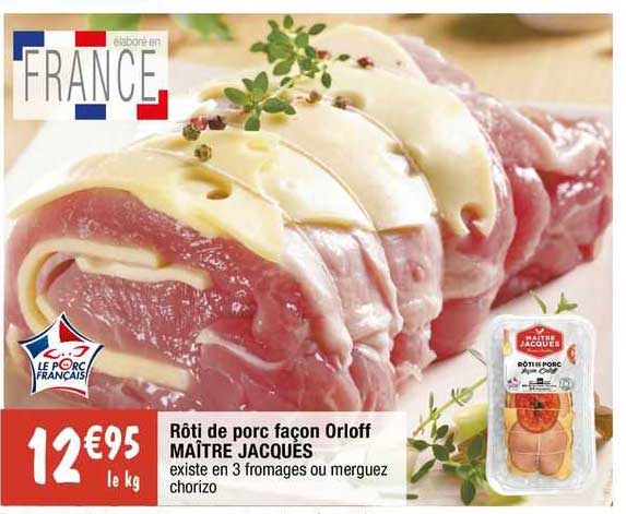 rôti de porc façon orloff maître jacques