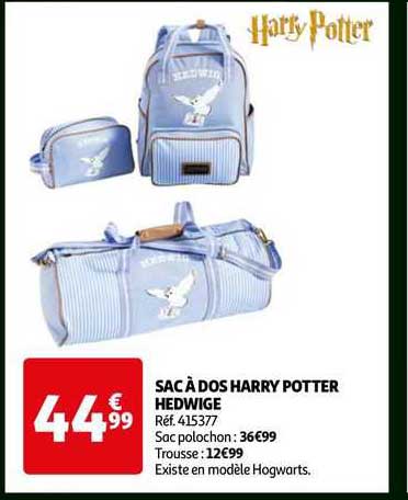 sac à dos harry potter hedwige