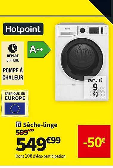 sèche-linge hotpoint