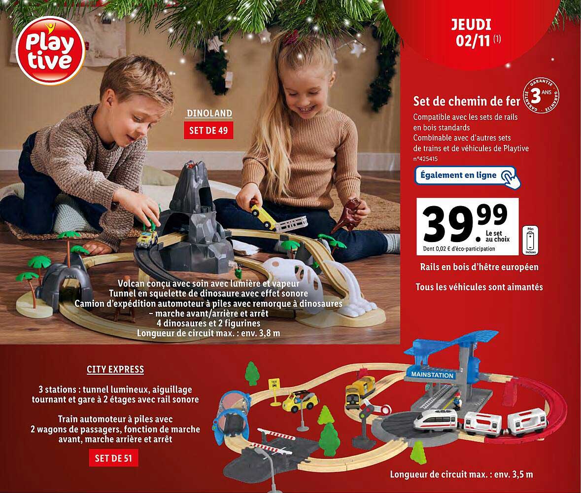Set De Chemin De Fer Playtive