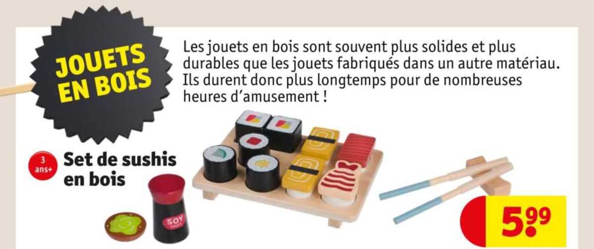 Set De Sushis En Bois