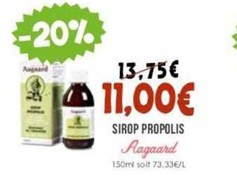 sirop propolis aagaard