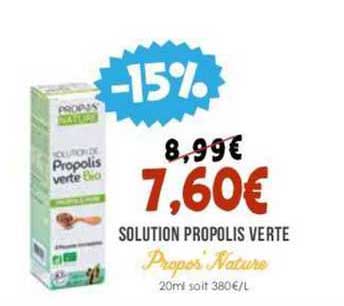 solution propolis verte propos' nature