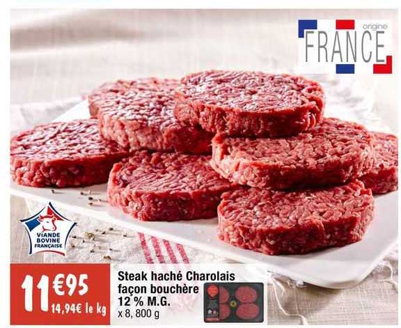 steak haché charolais façon bouchère