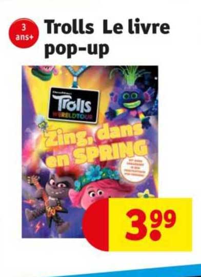 trolls le livre pop-up