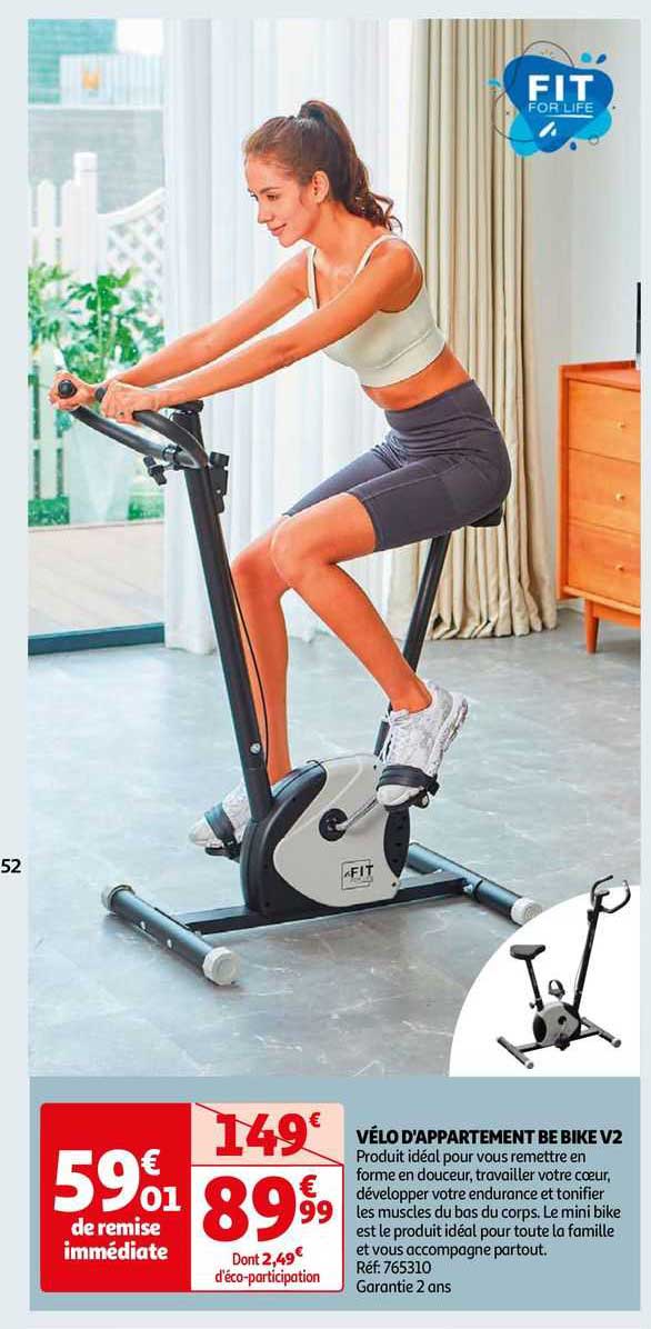 vélo d'appartement be bike v2