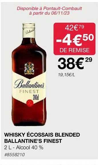 whisky écossais blended ballantine's finest