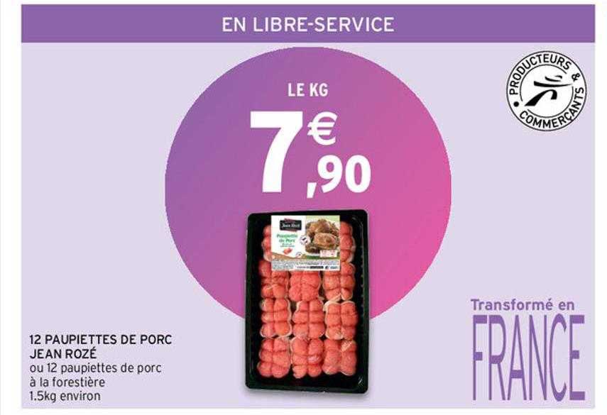 12 paupiettes de porc jean rozé