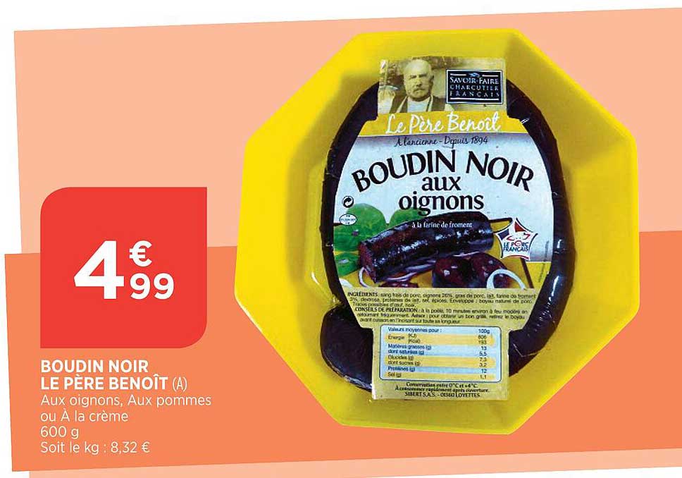 boudin noir le père benoît
