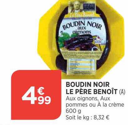 boudin noir le père benoît