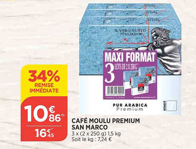café moulu premium san marco