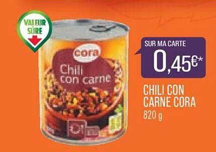 chili con carne cora