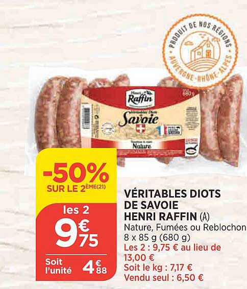 véritables diots de savoie henri raffin