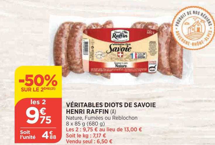 véritables diots de savoie henri raffin