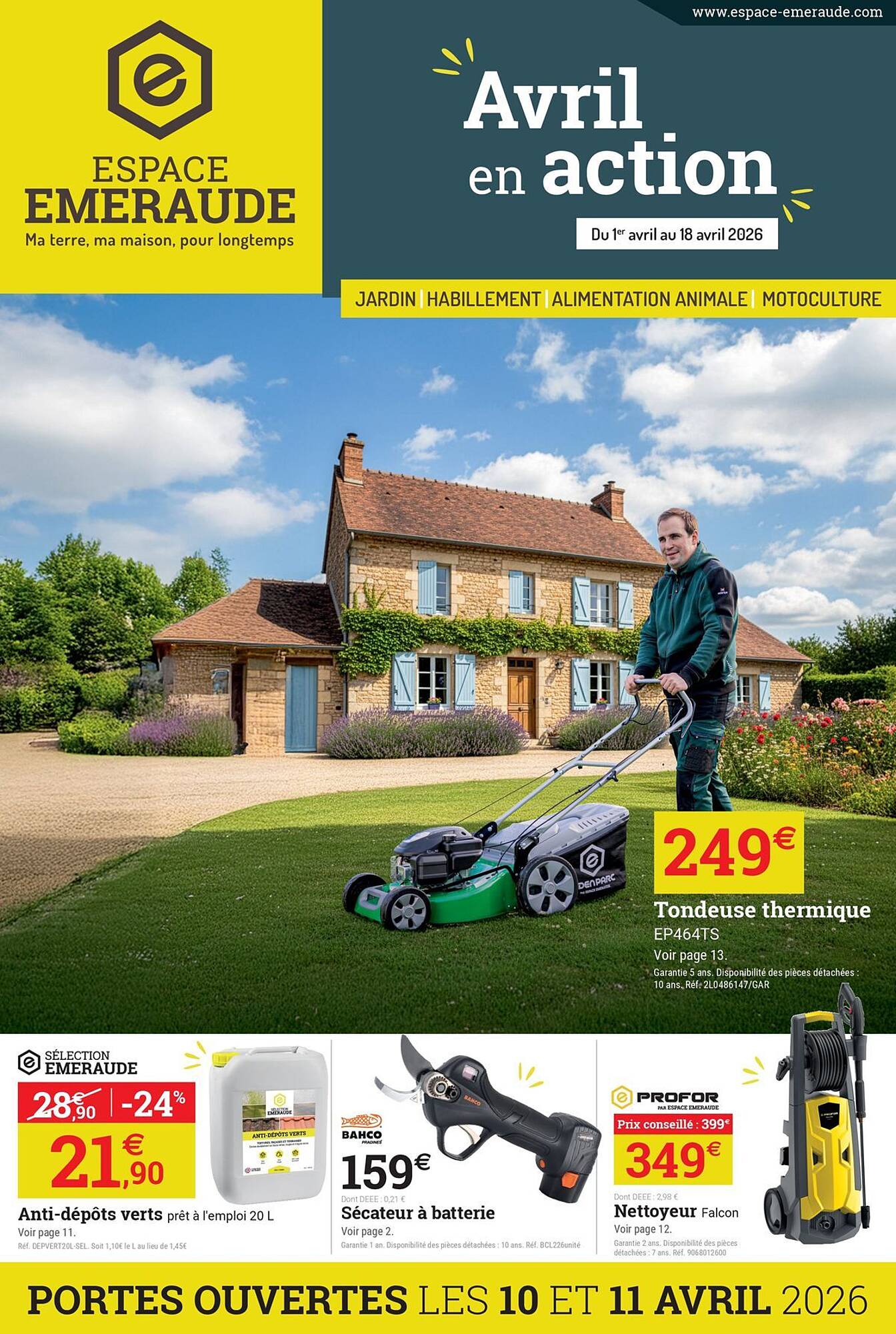 ESPACE EMERAUDE Catalogue Du 01/04/2026 au 18/04/2026