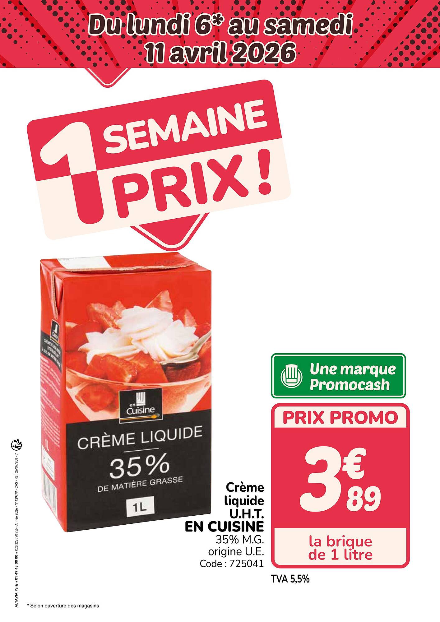 Promocash Catalogue Du 07/04/2026 au 11/04/2026