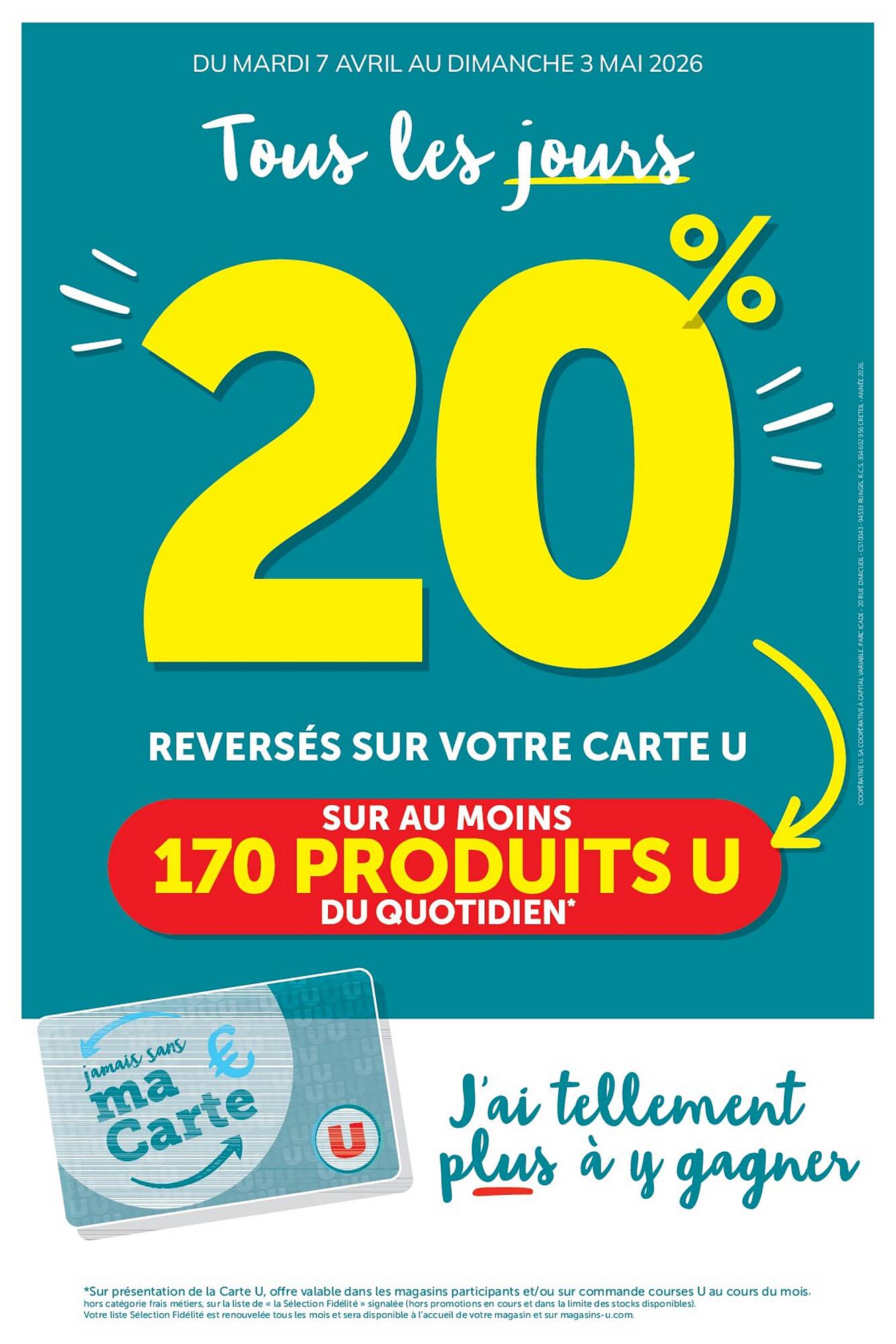 Super U Catalogue Du 07/04/2026 au 03/05/2026