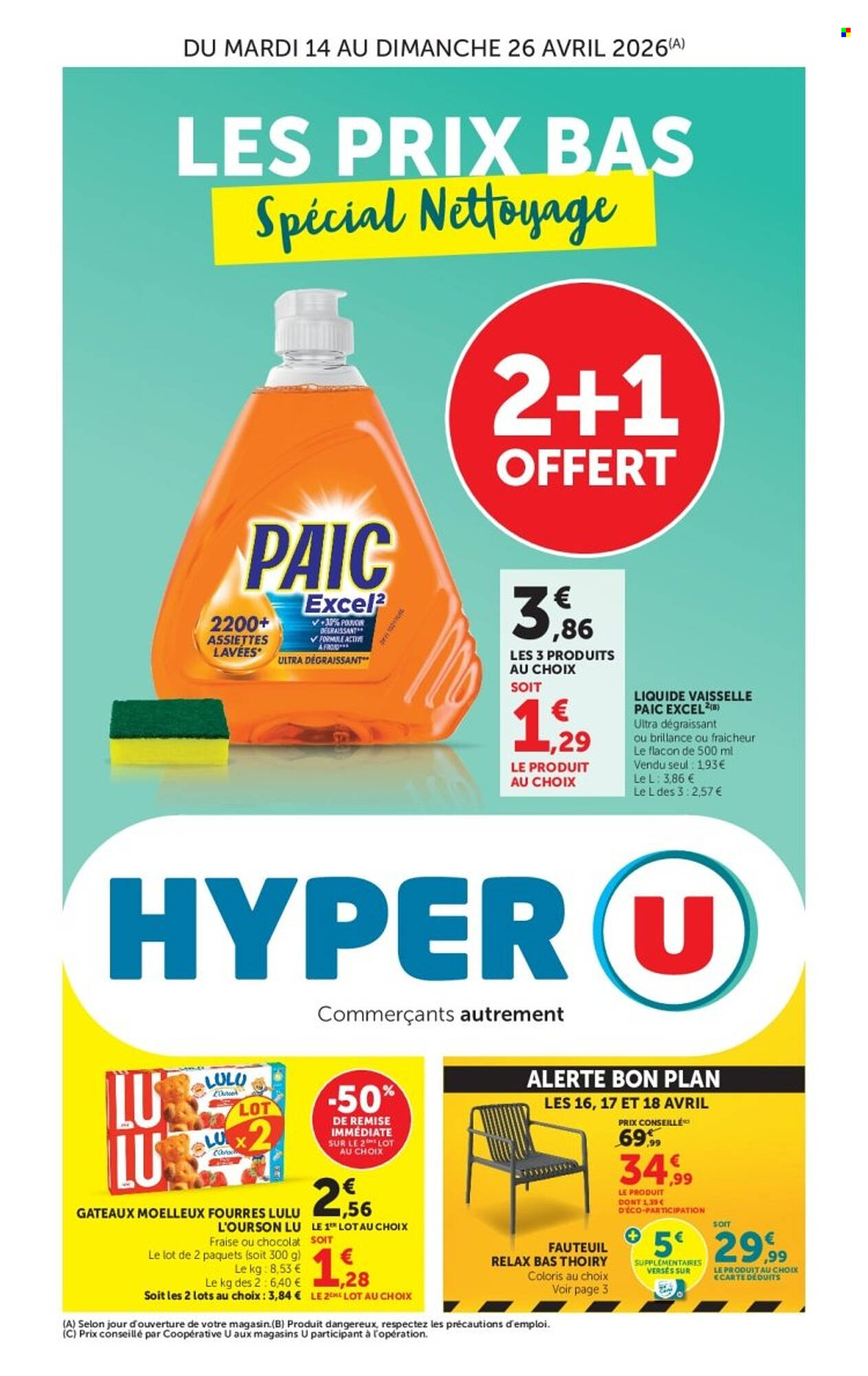 Hyper U Catalogue Du 14/04/2026 au 26/04/2026