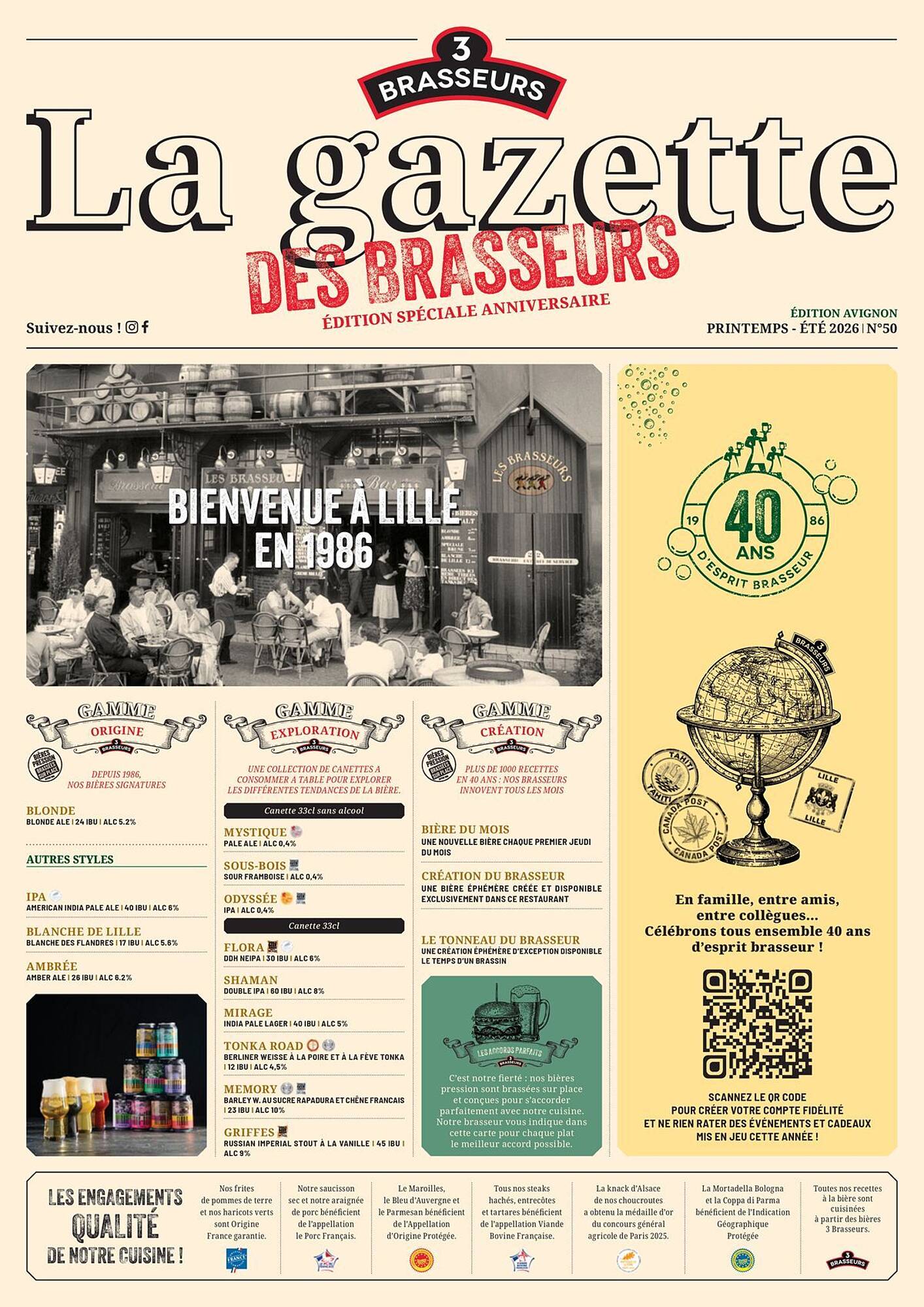 Les 3 Brasseurs Catalogue Du 03/04/2026 au 23/09/2026