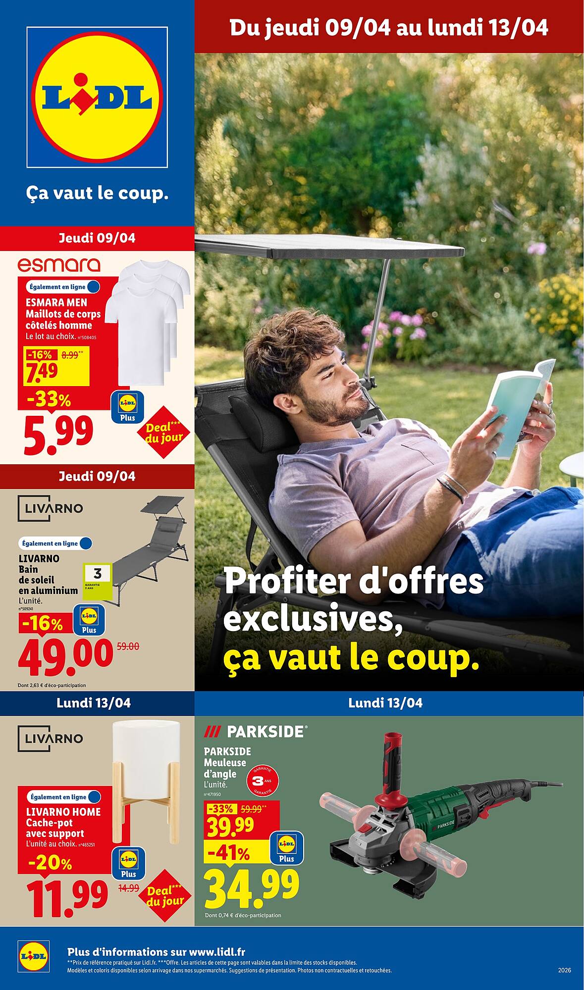 Lidl Catalogue Du 09/04/2026 au 13/04/2026