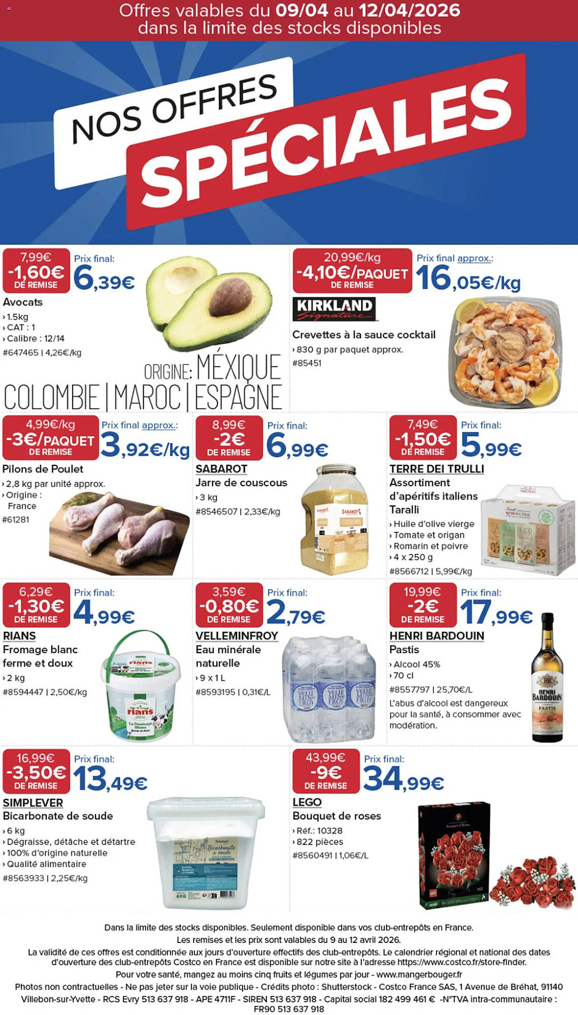 Costco Catalogue Du 09/04/2026 au 12/04/2026