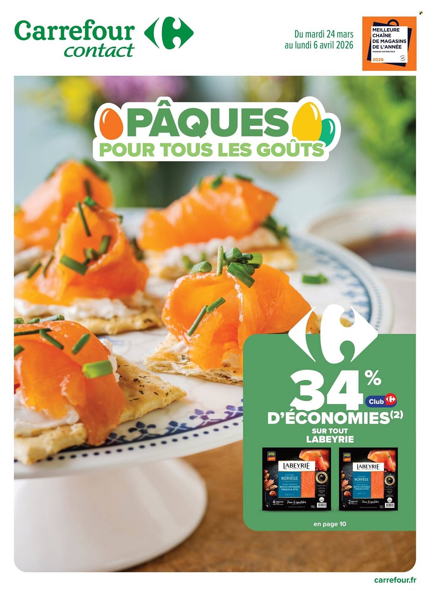 Carrefour Contact Catalogue Du 24/03/2026 au 06/04/2026