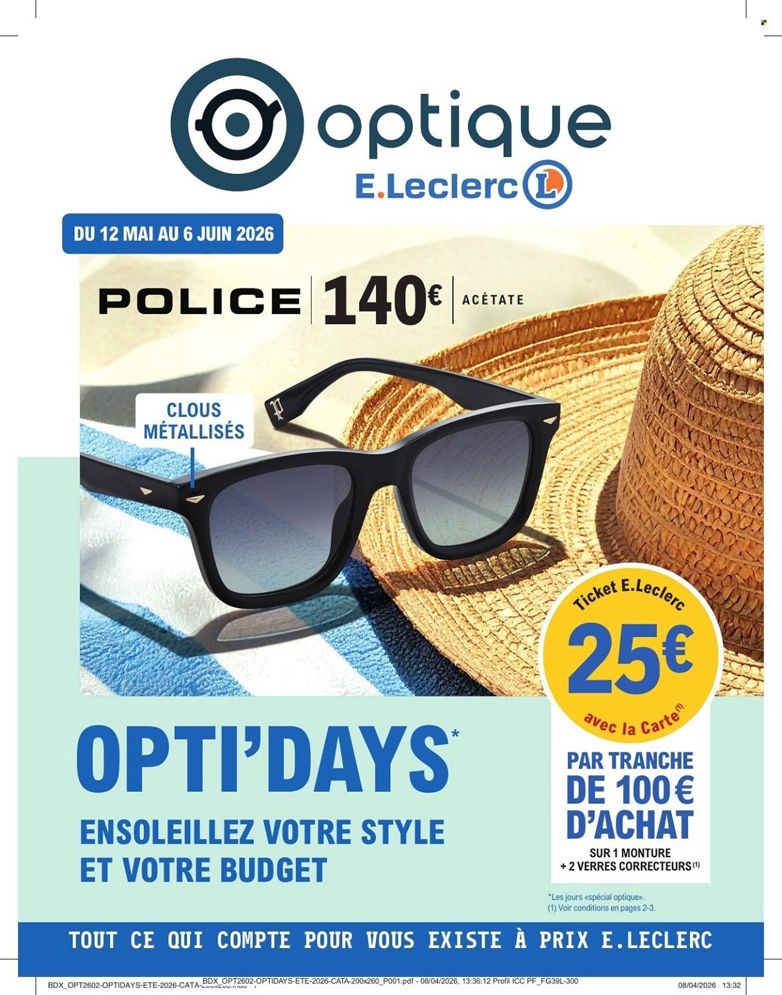 E.Leclerc Optique Catalogue Du 12/05/2026 au 06/06/2026