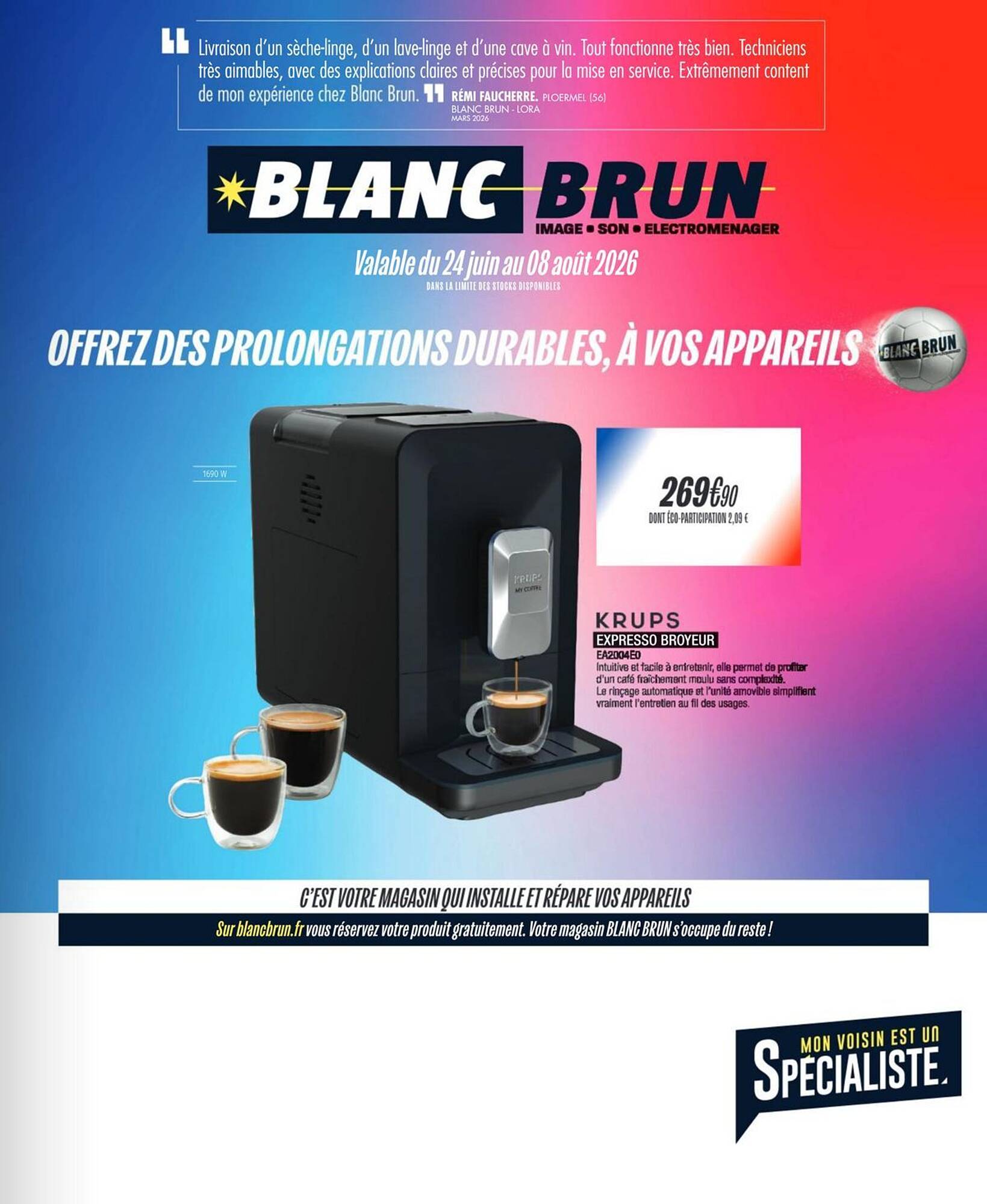 Blanc Brun Catalogue Du 24/06/2026 au 08/08/2026
