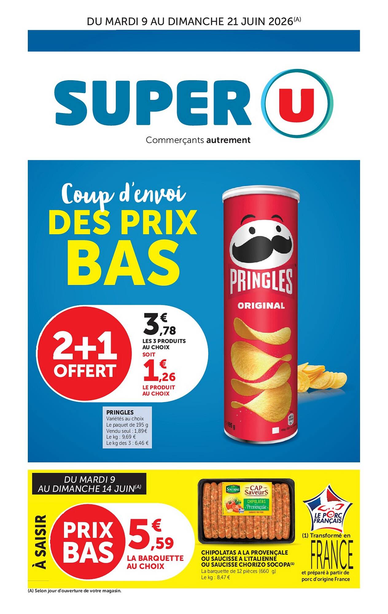 Super U Catalogue Du 09/06/2026 au 21/06/2026