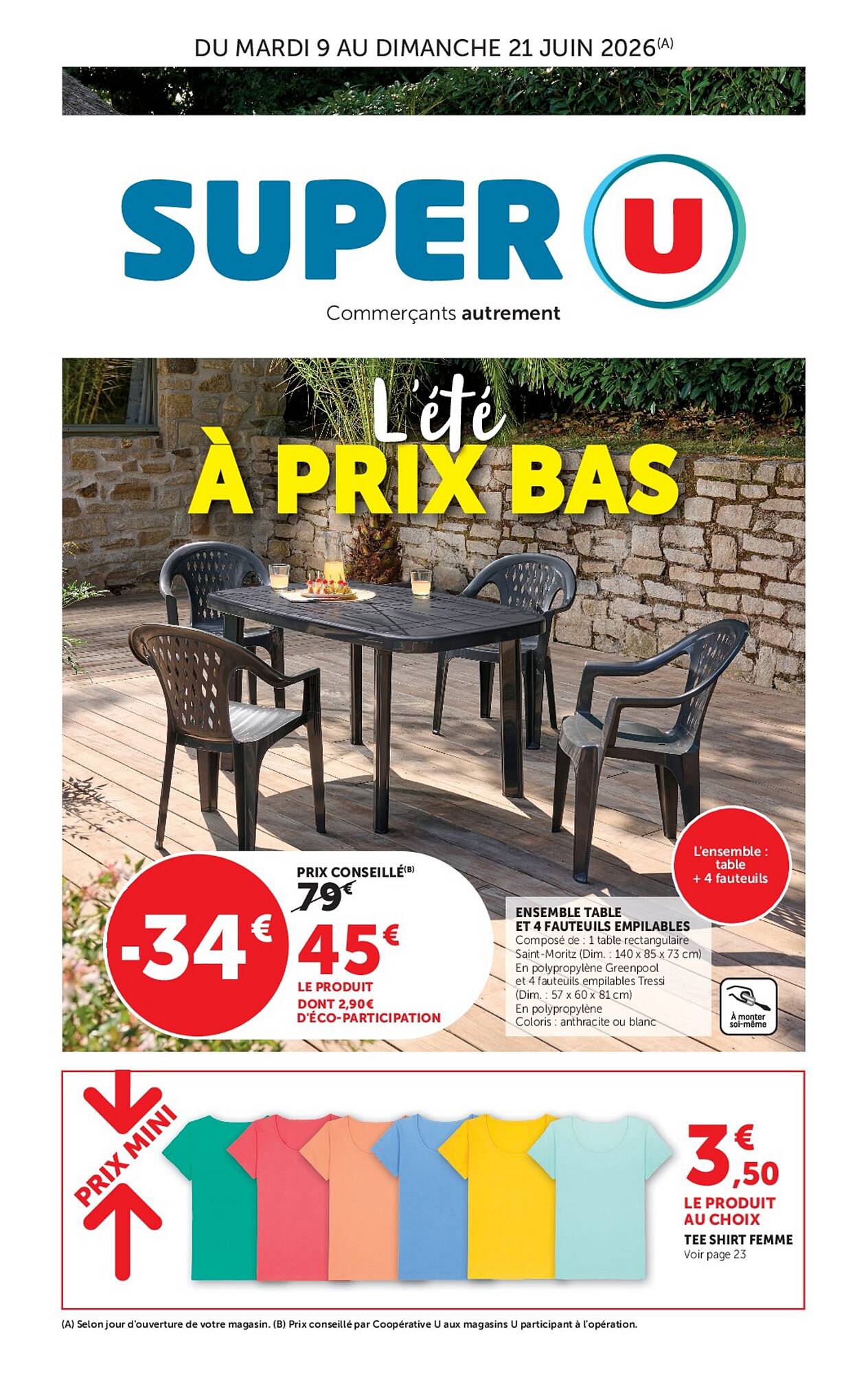 Super U Catalogue Du 09/06/2026 au 21/06/2026