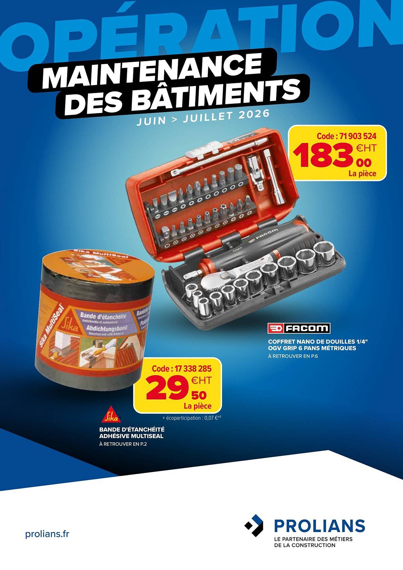 Prolians Catalogue Du 01/06/2026 au 31/07/2026