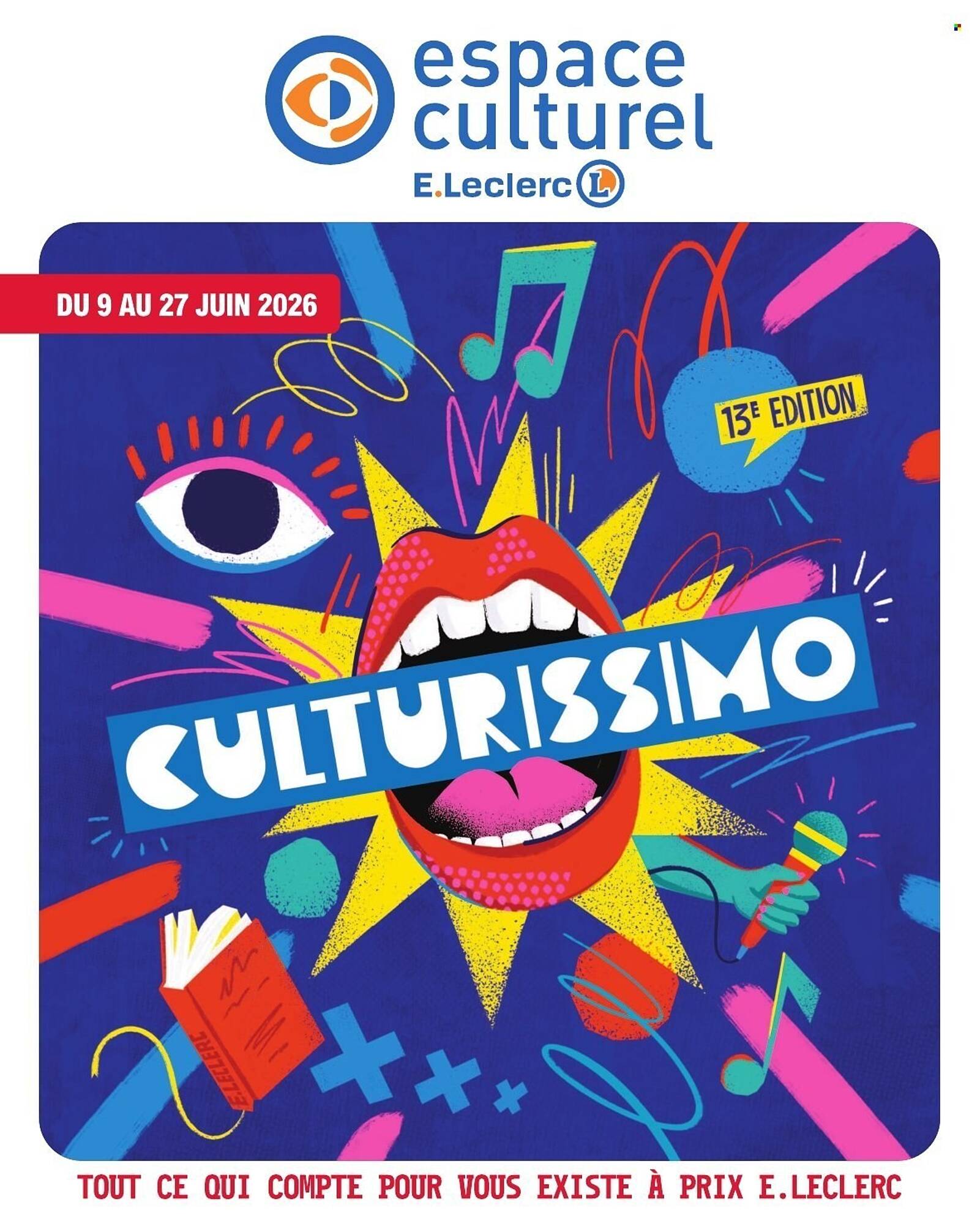 E.Leclerc Espace Culturel Catalogue Du 09/06/2026 au 27/06/2026