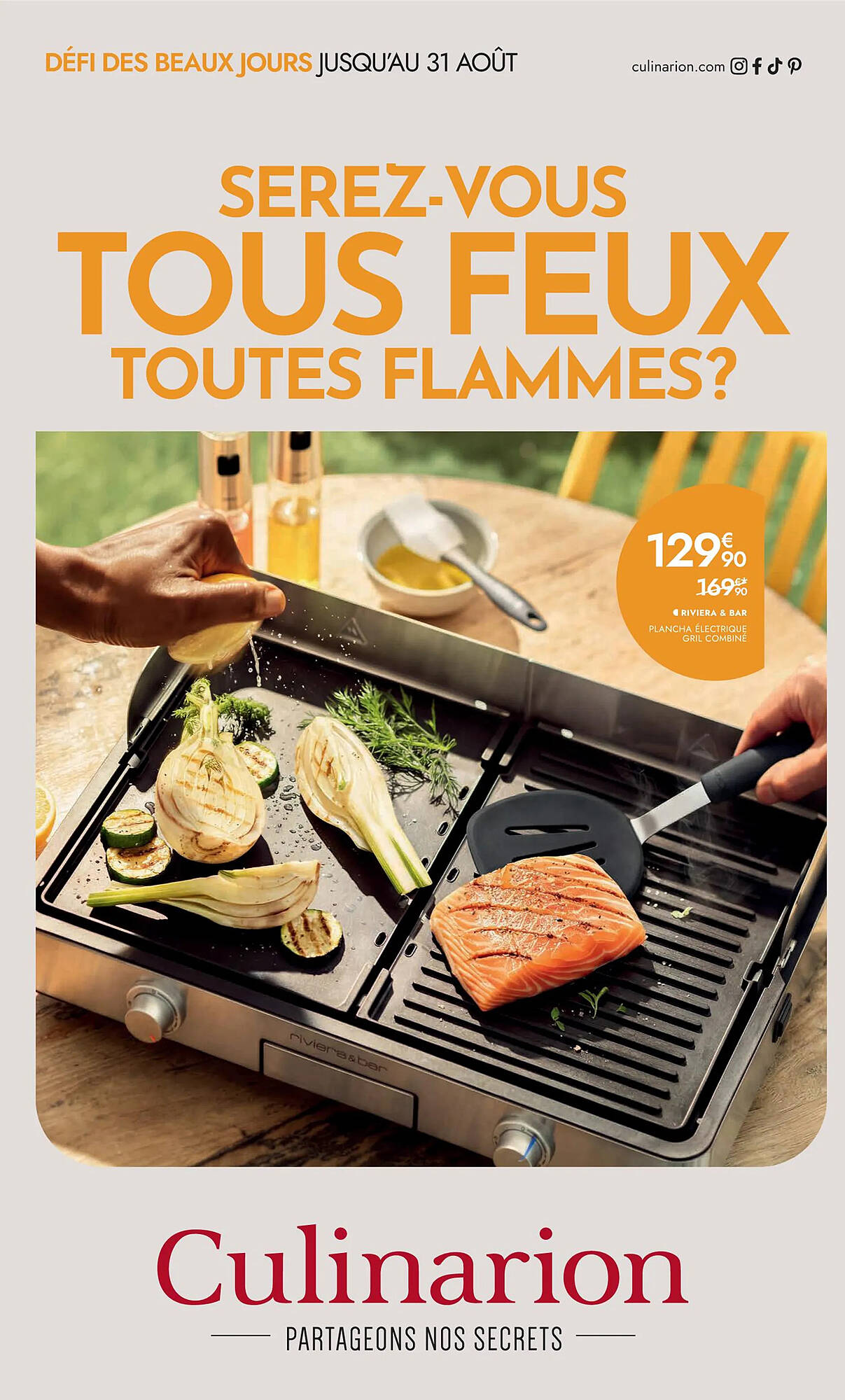 Culinarion Catalogue Du 08/06/2026 au 31/08/2026