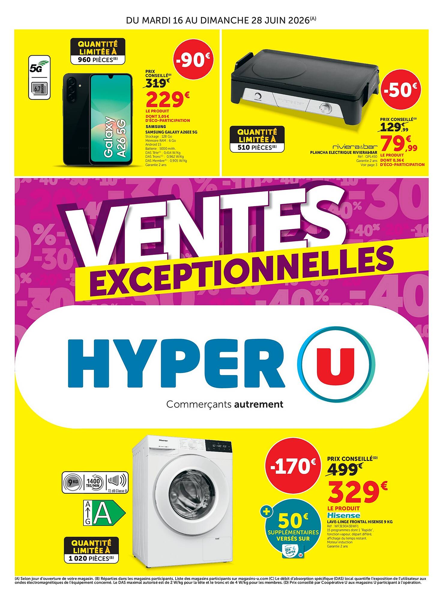 Hyper U Catalogue Du 16/06/2026 au 28/06/2026