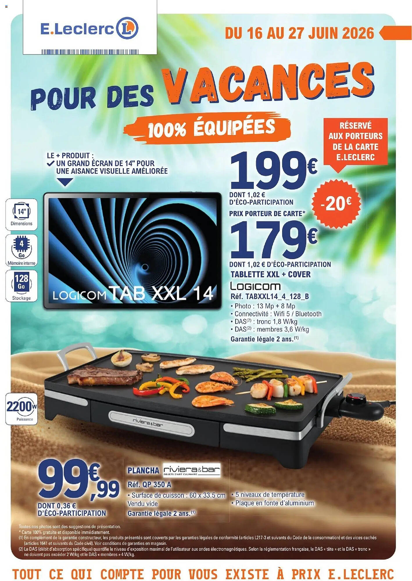 E.Leclerc Catalogue Du 16/06/2026 au 27/06/2026