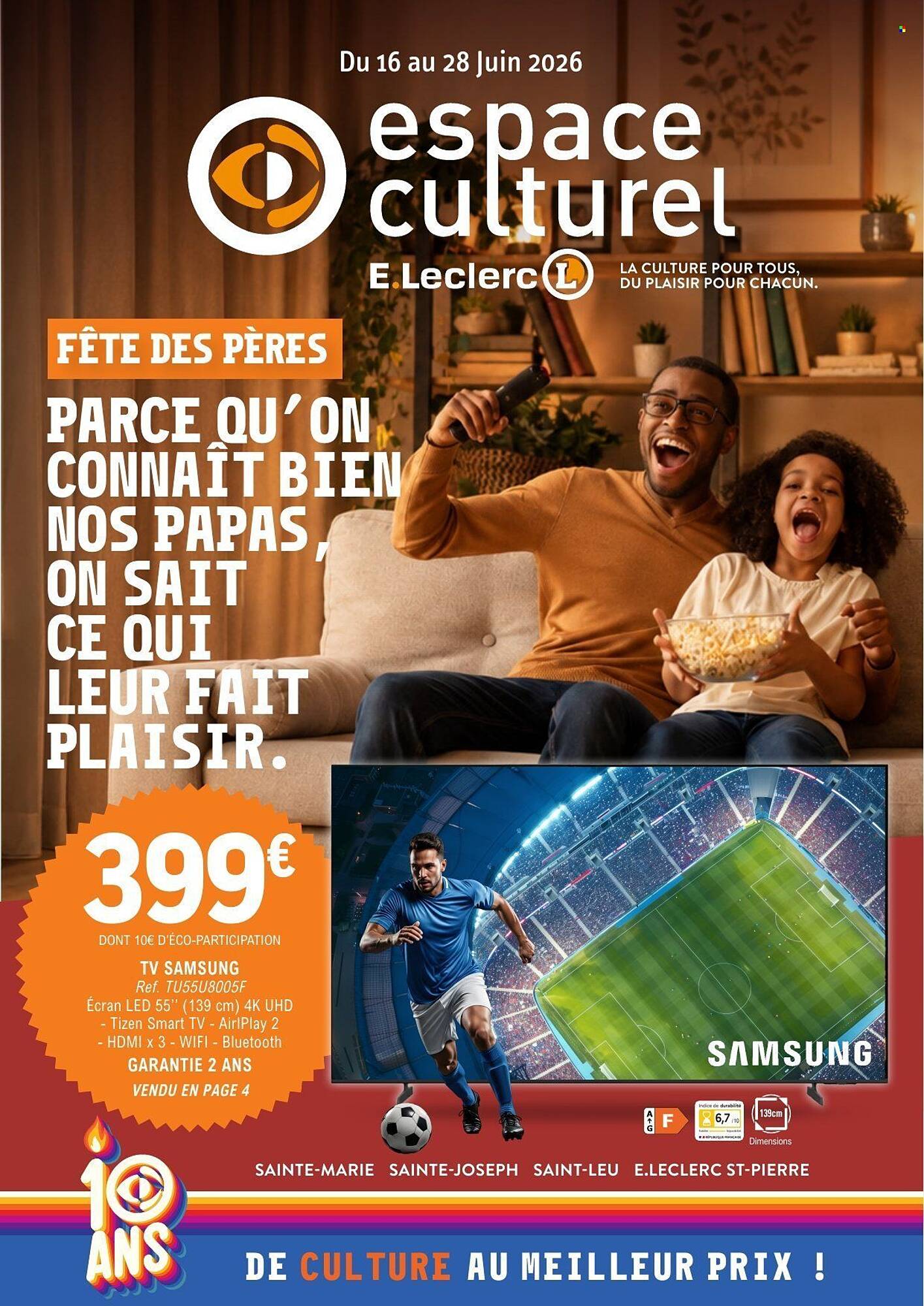 E.Leclerc Espace Culturel Catalogue Du 16/06/2026 au 28/06/2026