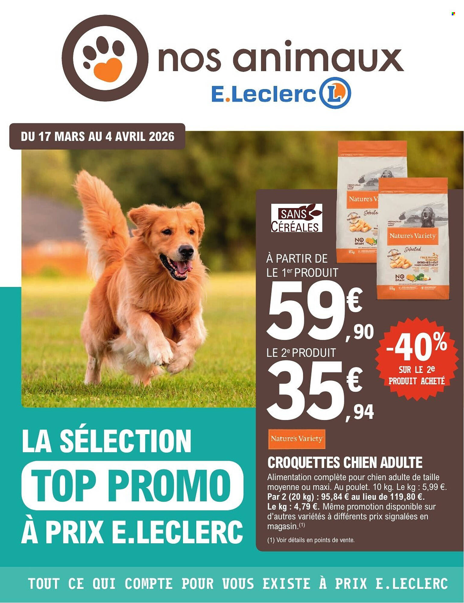 E.Leclerc Catalogue Du 17/03/2026 au 04/04/2026