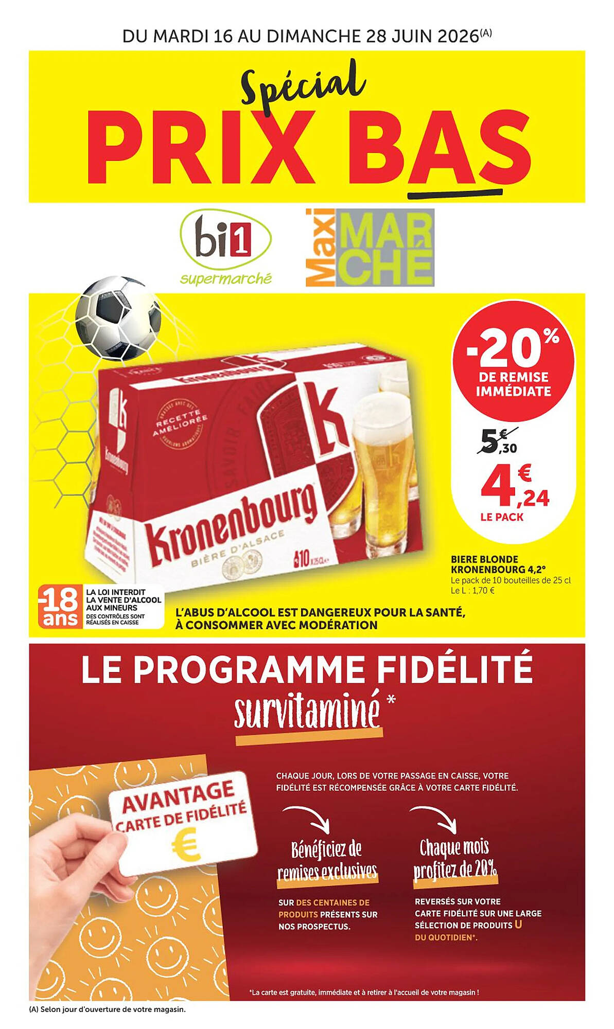 Maximarché Catalogue Du 16/06/2026 au 28/06/2026