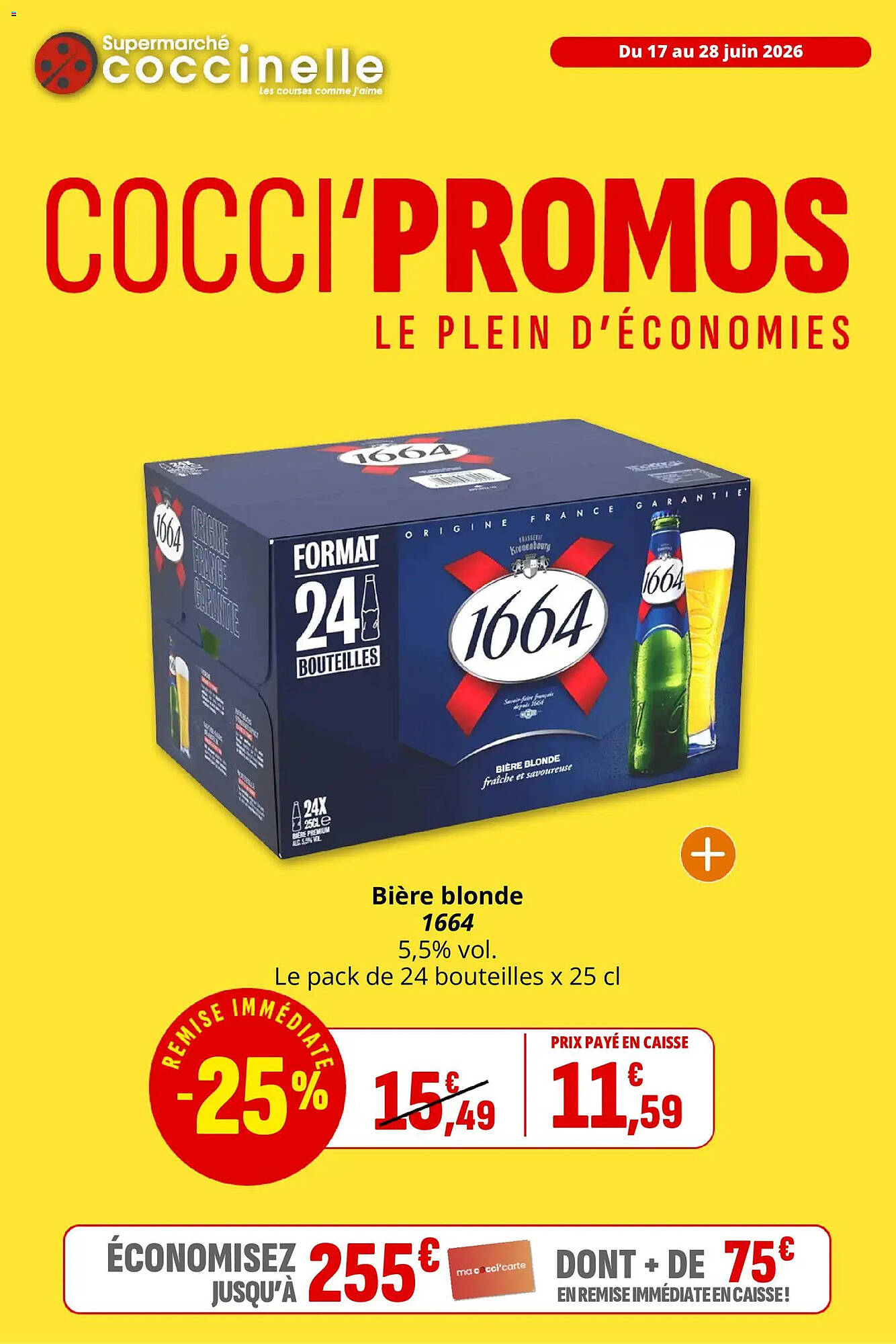 Coccinelle Supermarché Catalogue Du 17/06/2026 au 28/06/2026