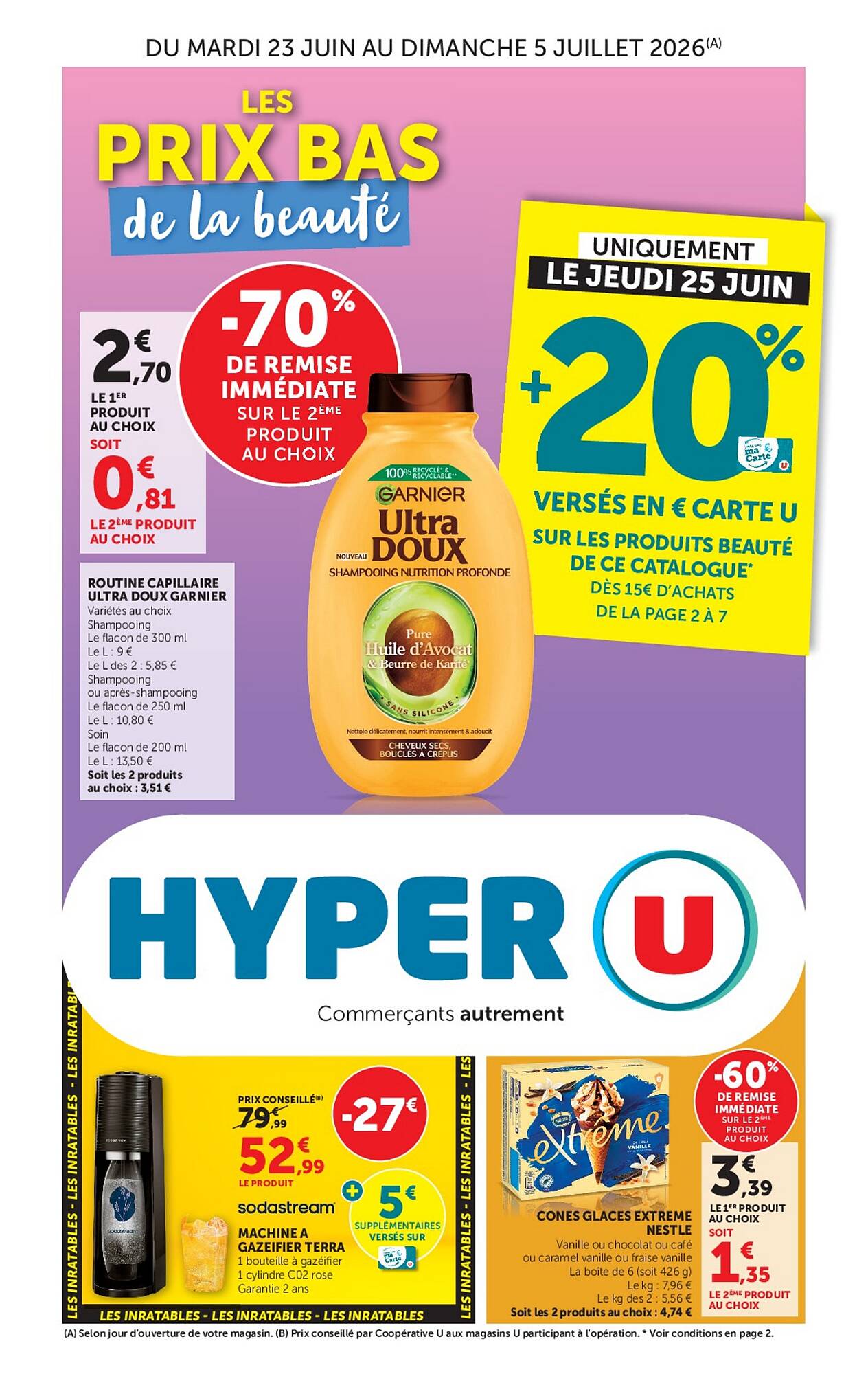 Hyper U Catalogue Du 23/06/2026 au 05/07/2026