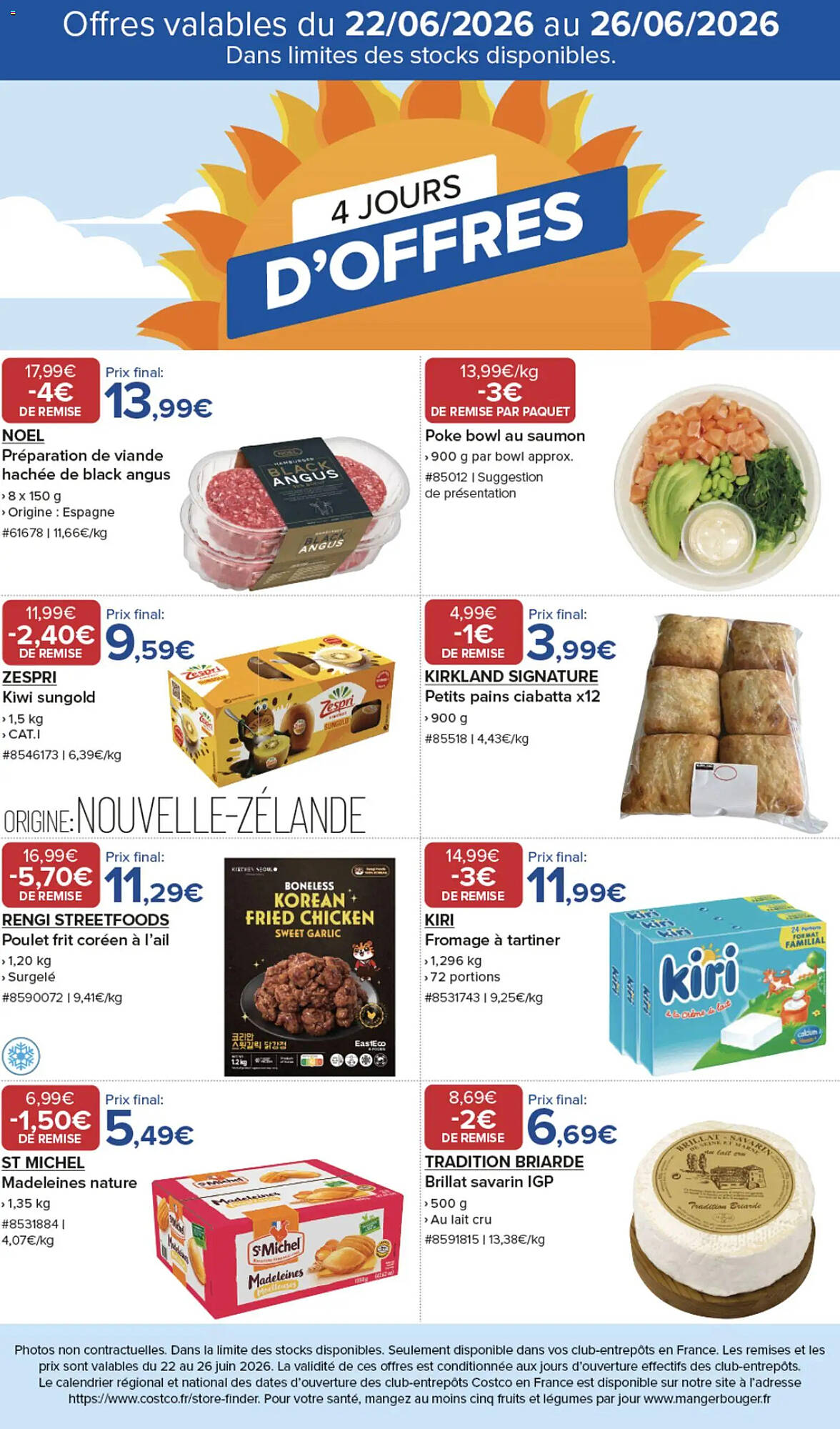 Costco Catalogue Du 22/06/2026 au 26/06/2026